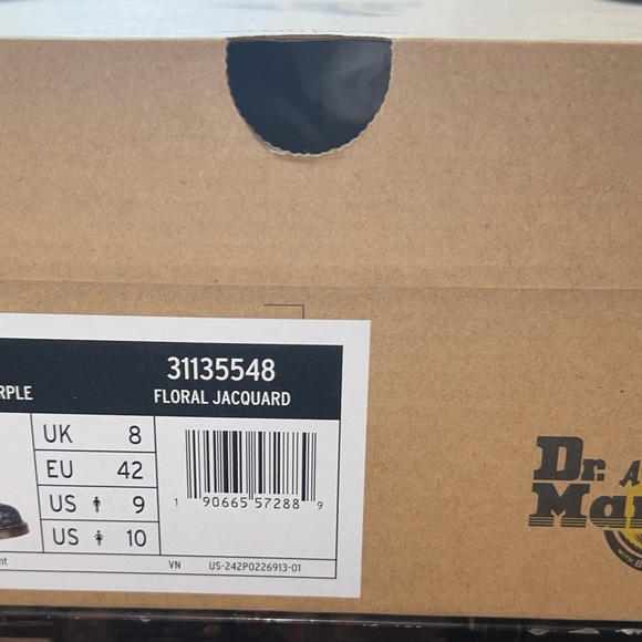 1461 Floral Jacquard Oxord Shoes - Picture 9 of 15